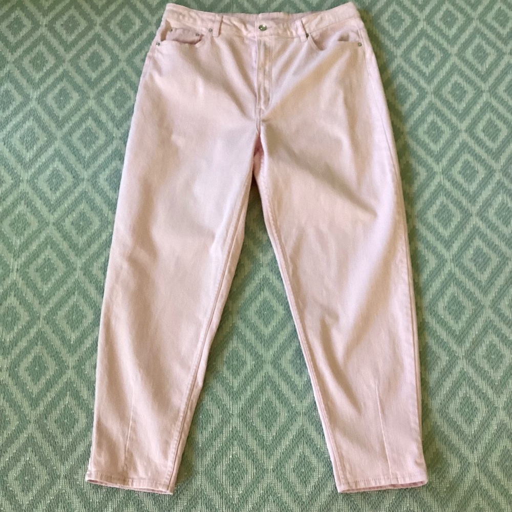 Divided H&M Pastel Pink High Waist Jeans Size 16